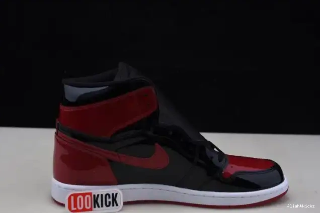 High 555088-063 Patent Bred Jordan 1 Air OG 0704
